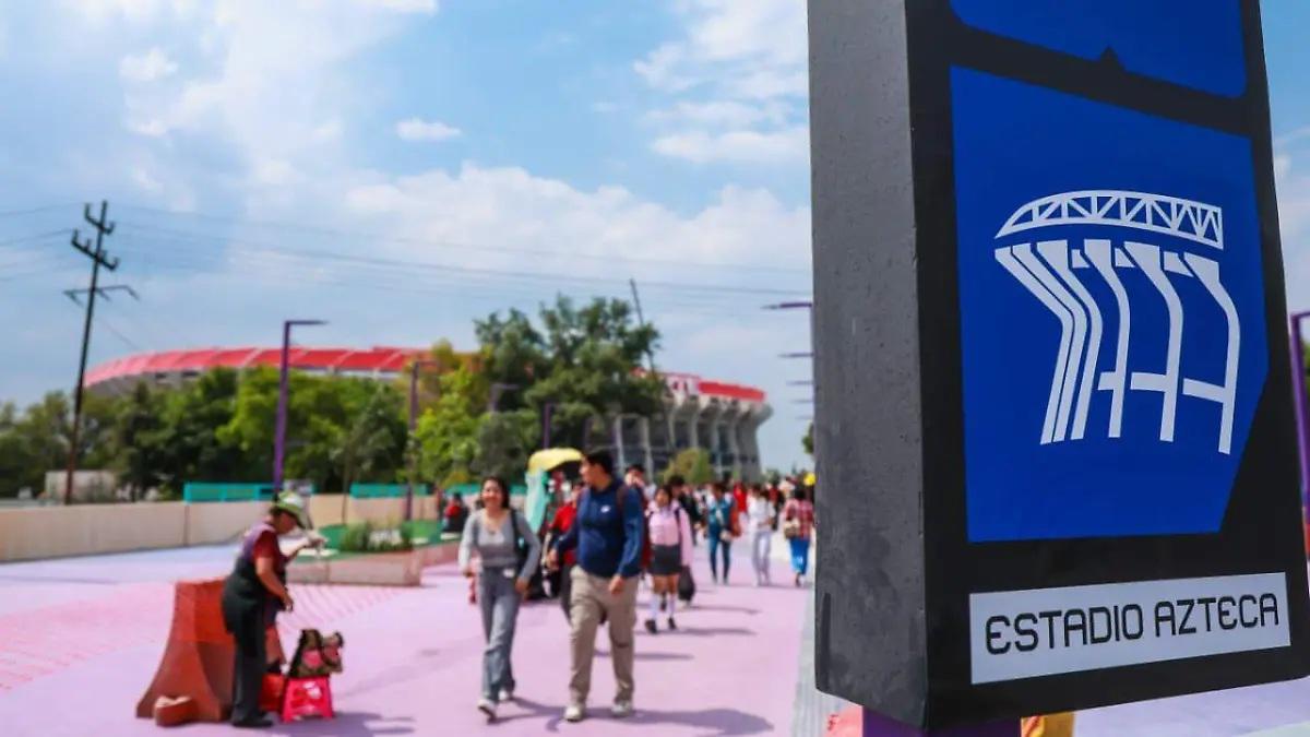 México se lo presume a Cristiano Ronaldo: así está el estadio Azteca para su reapertura antes del Mundial