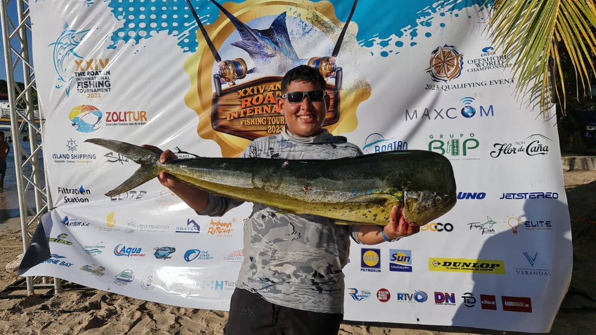 Así fue el primer día del Torneo Internacional de Pesca 2023 en Roatán ¿Qué tipo de peces atraparon?
