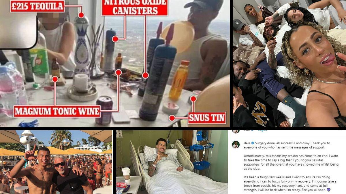 Dele Alli consumió “hippy crack” en una fiesta loca: Gastó 7 mil dólares en alcohol y aparece con cuatro mujeres en una cama