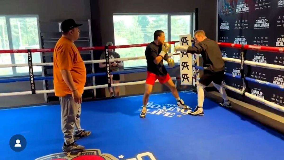 ¡Combate de lujo! El boxeador mexicano Canelo Álvarez se sube al ring con Teófimo López