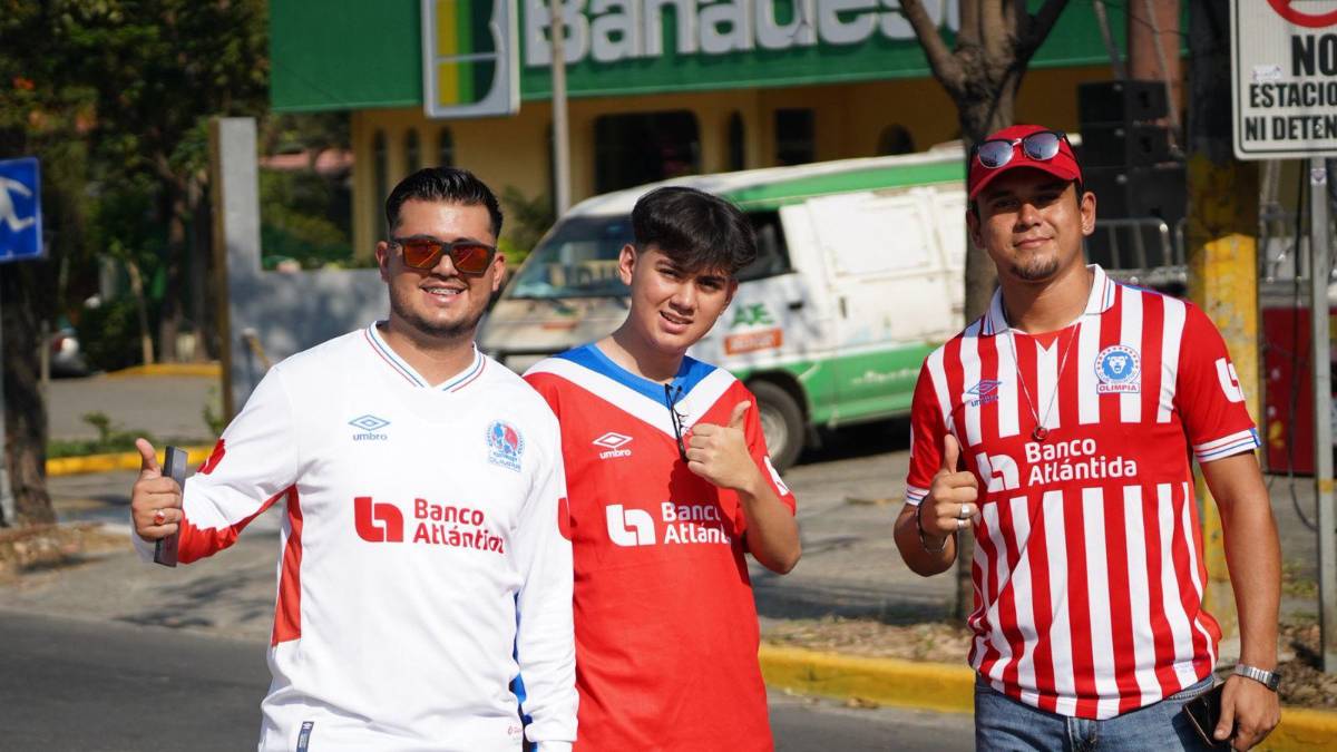 ¡Quieren la 39! Afición del Olimpia se hizo sentir en el estadio Morazán para la gran final de ida ante Real España