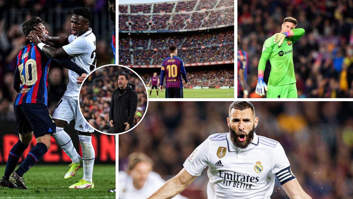 La bronca entre Vinicius y Gavi, la polémica celebración del brasileño al Camp Nou, la molestia de Xavi y la ovación a Messi al ‘10’