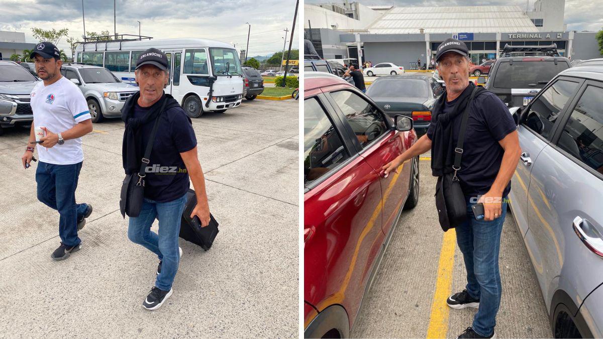 ¡Del avión y directo al entrenamiento! Pedro Troglio llega a Honduras para ponerse en acción con Olimpia
