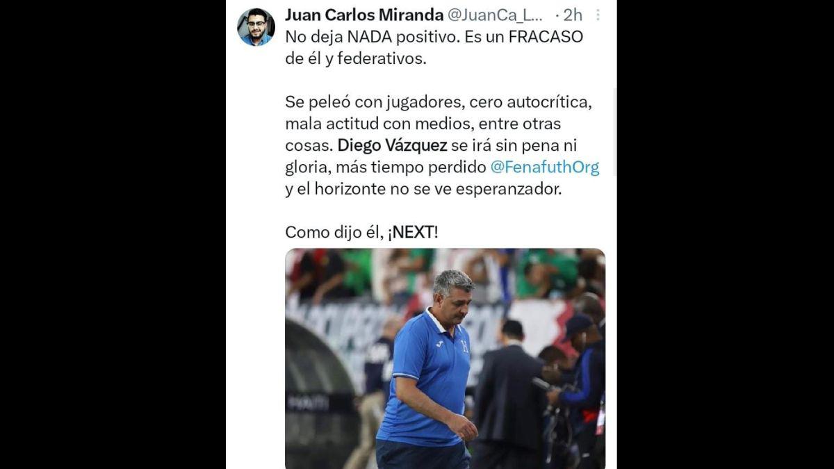 “NEXT PLEASE”: Los mejores memes y la reacción de la prensa sobre la respuesta de Diego Vázquez tras la eliminación de Honduras