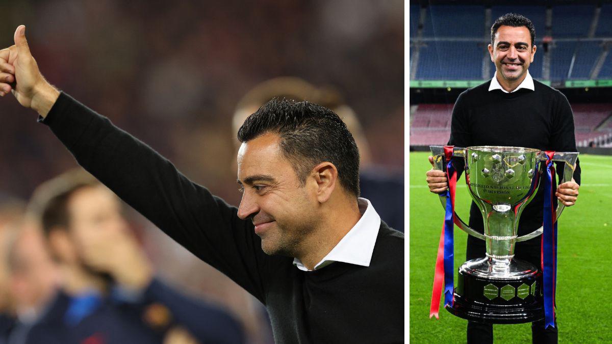 Xavi Hernández celebra su primer título con la “piel de gallina” y manda un mensaje a Laporta para la próxima temporada