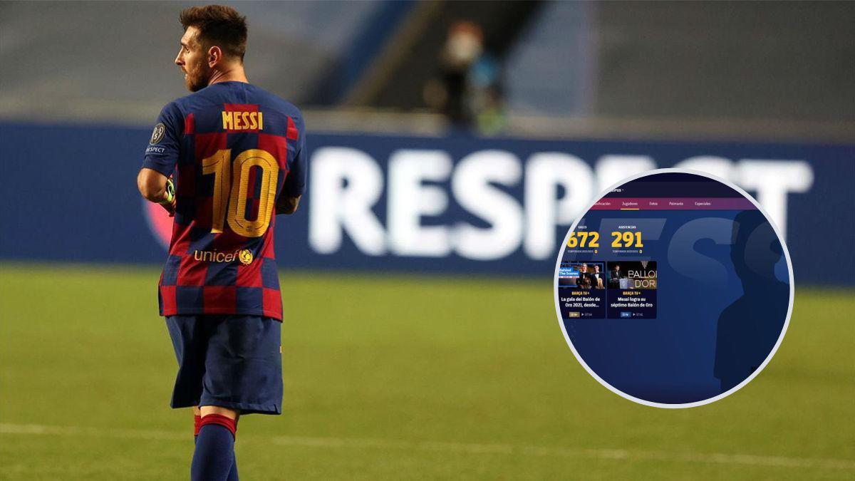 Los culés se ilusionan: Leo Messi aparece en la web del Barcelona y revoluciona las redes por su posible regreso