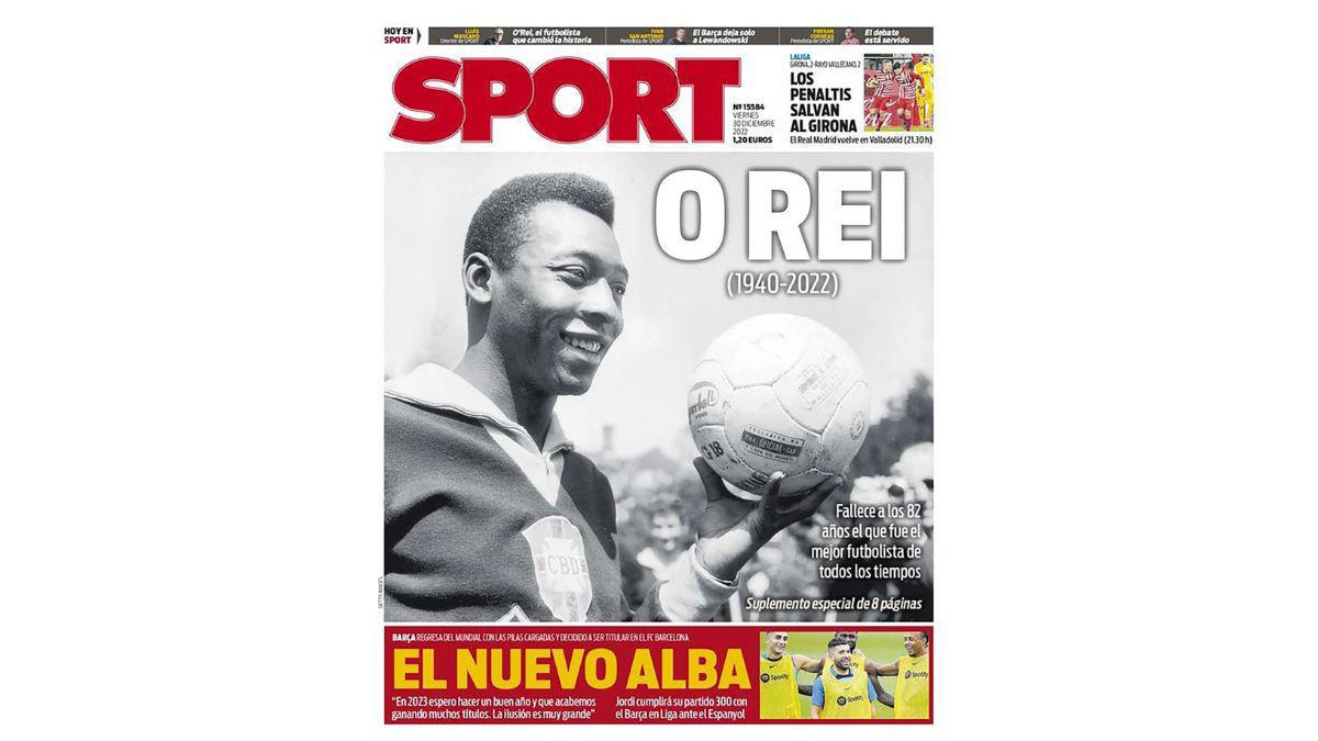 “Rey en el cielo y en la tierra”: las impresionantes portadas del mundo por la muerte de Pelé