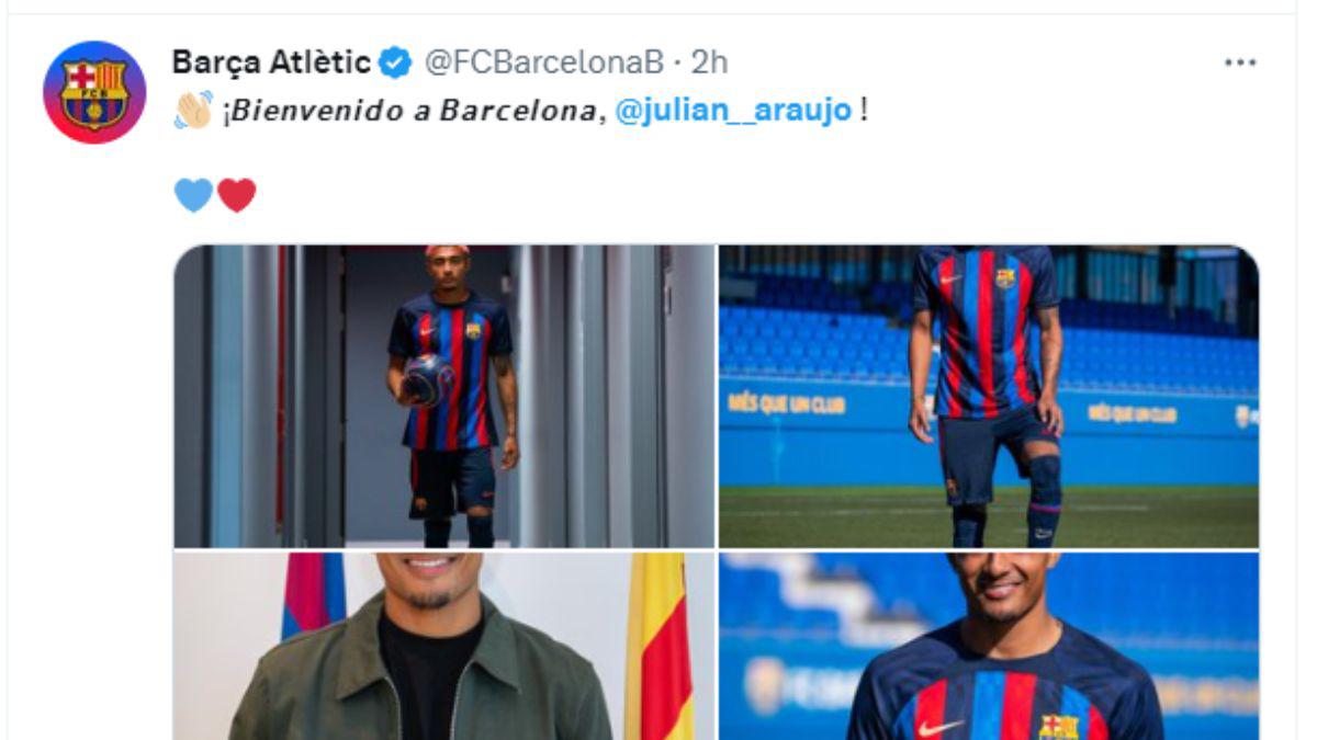 Prensa mexicana hace fiesta por Julián Araujo al Barcelona B, lo califican como un “BOMBAZO”; Chicharito es protagonista