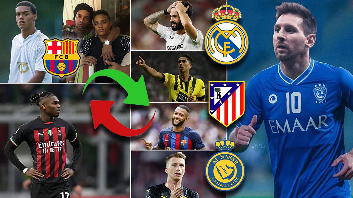 Mercado: Barcelona ficha al hijo de Ronaldinho y el sorpresivo ‘10’; los 200 millones del Real Madrid por crack y Messi es noticia