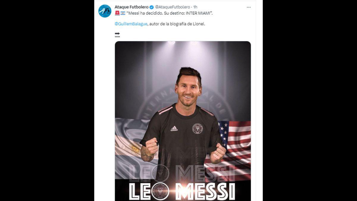 “Creí que Messi era más Barca”, “Es sabio, lo hace por negocios”: Prensa internacional da por hecho que Leo Messi jugará en el Inter Miami