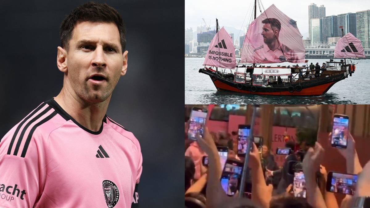 Inter Miami llegó a Hong Kong tras ser humillado por Al Nassr y así fueron recibidos: la locura por ver a Messi