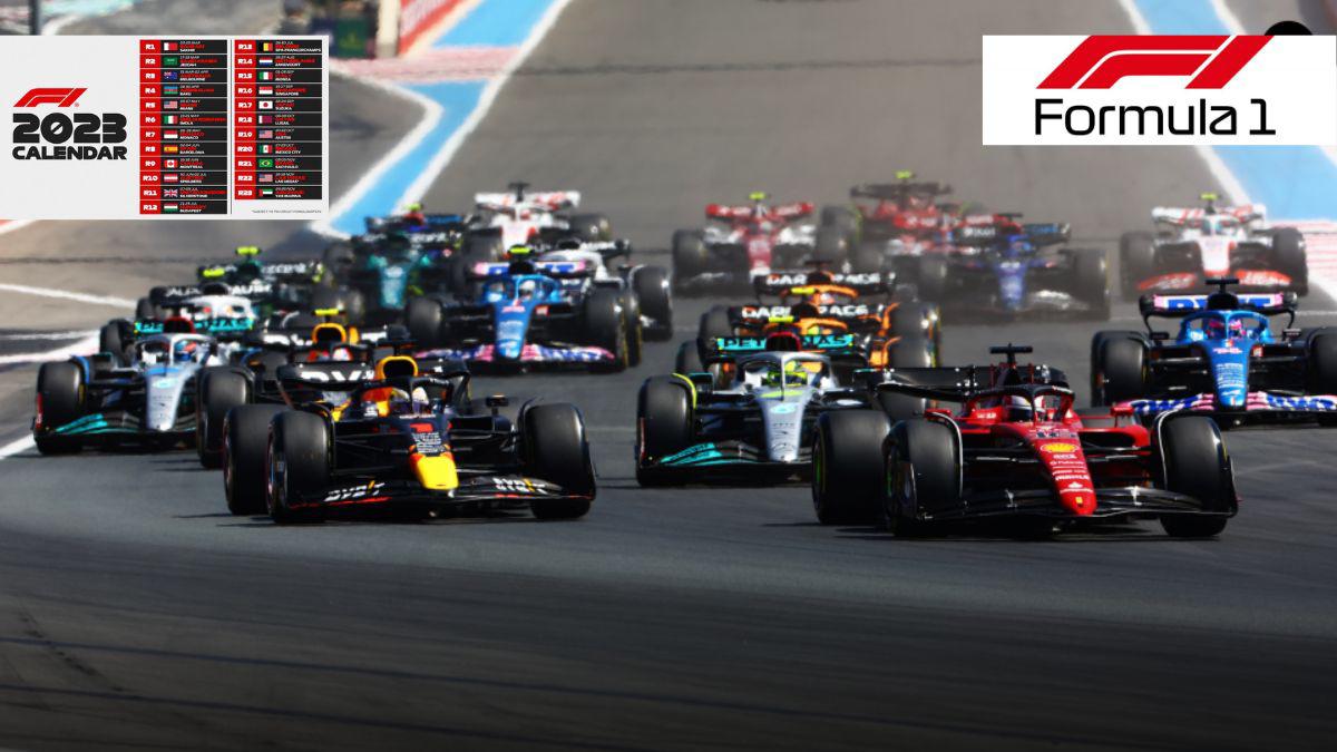 Fórmula Uno: confirmado el calendario de todos los grandes premios para la temporada 2023