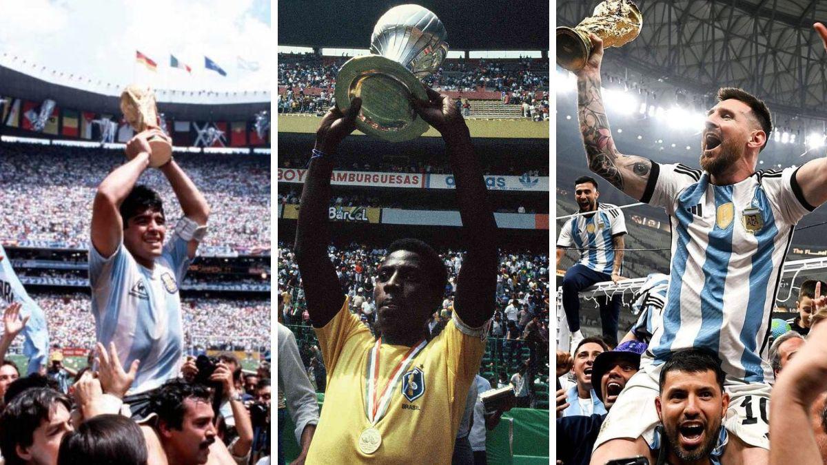 Pelé: Maradona fue mucho mejor futbolista que Messi