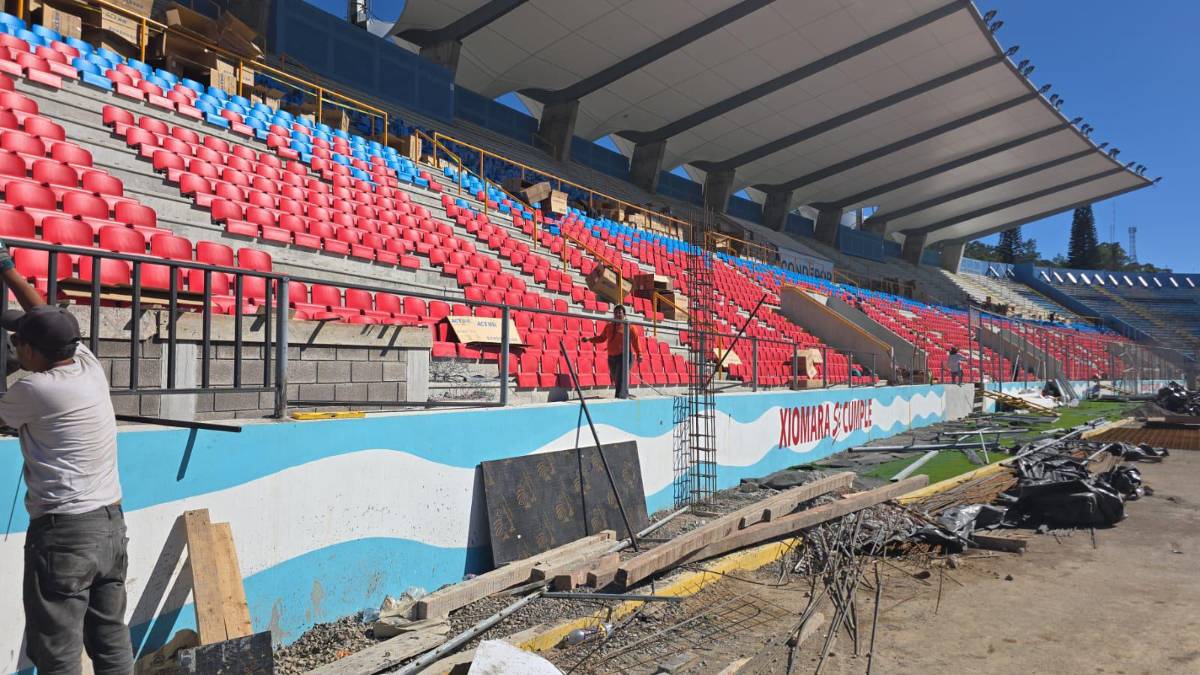 Al estilo europeo: así luce el estadio Nacional Chelato Uclés con su nueva cerca y las butacas previo a la final Olimpia vs Marathón