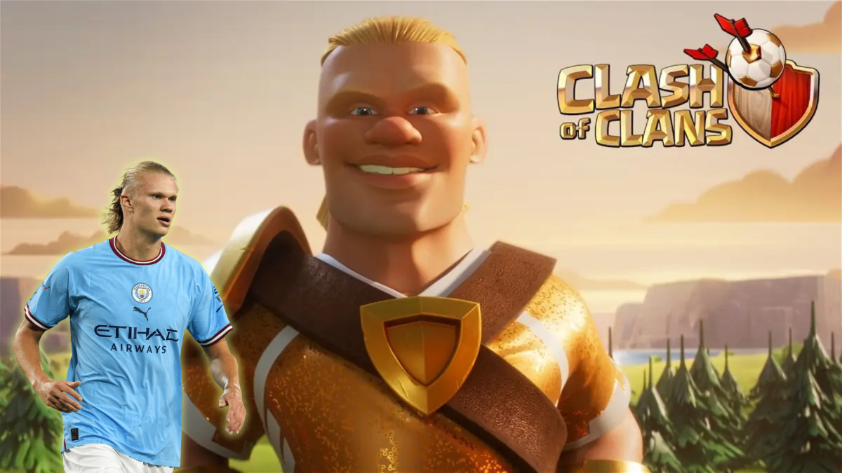 Erling Haaland se convierte en personaje de Clash of Clans, y estará disponible desde el 1 de mayo
