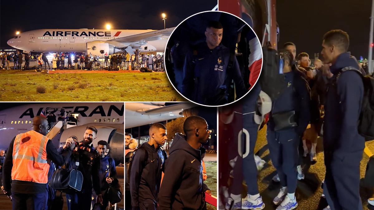 ¿Cómo los recibieron? Así regresó la selección de Francia a París después de perder la final del Mundial contra Argentina