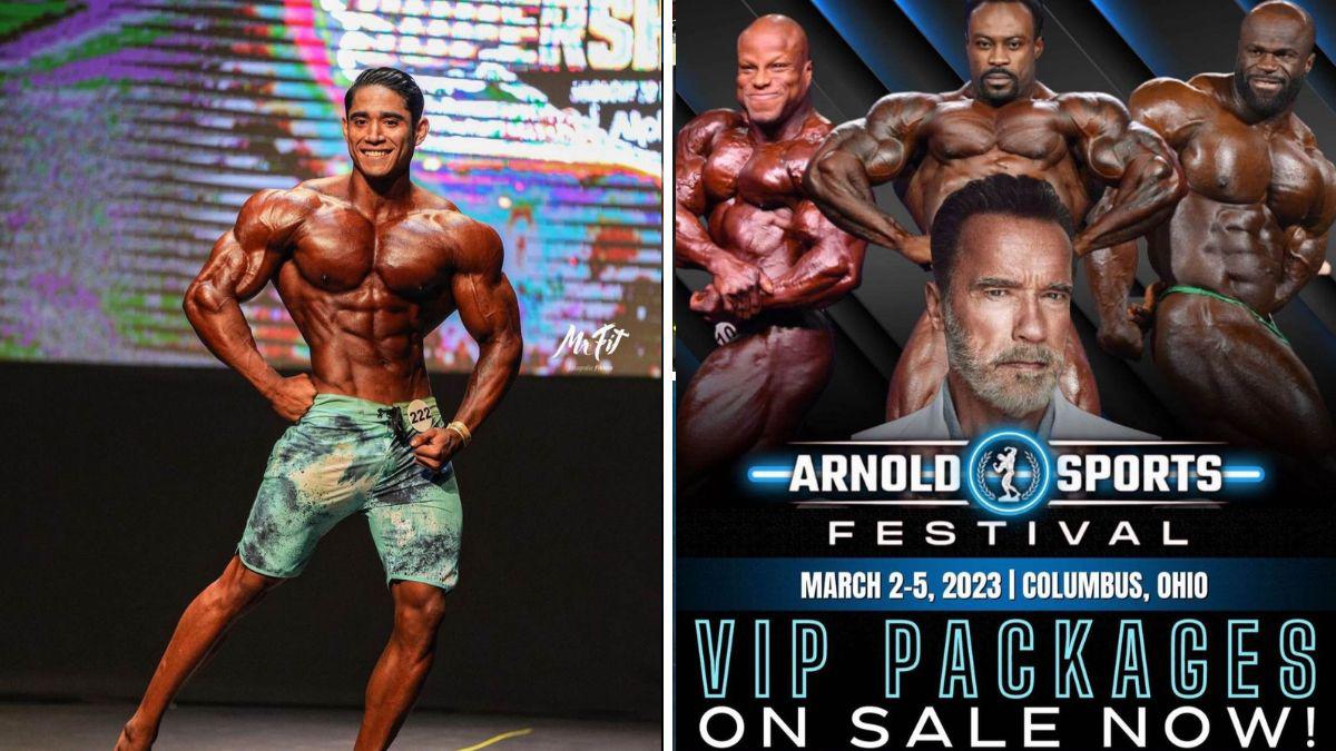 Andrés Ramos , el atleta de fisicoculturismo que representará a Honduras en el evento Arnold Classic Amateur Festival