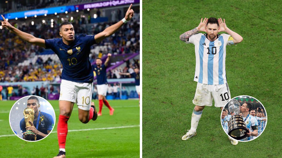 Leo Messi vs Kylian Mbappé: goles, asistencias, títulos, precio y récords de ambos jugadores con sus selecciones