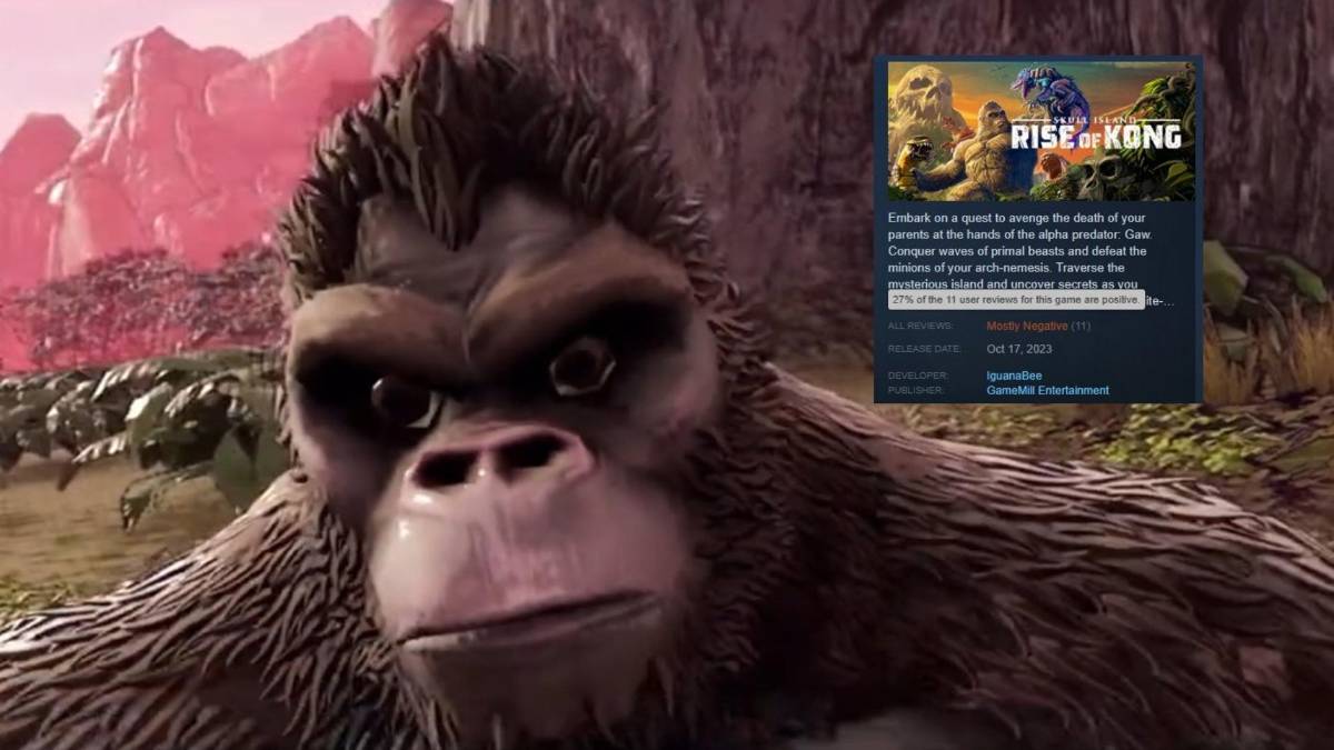 El nuevo juego de King Kong se acaba de estrenar... Skull Island: Rise of Kong se convierte en lo peor de 2023