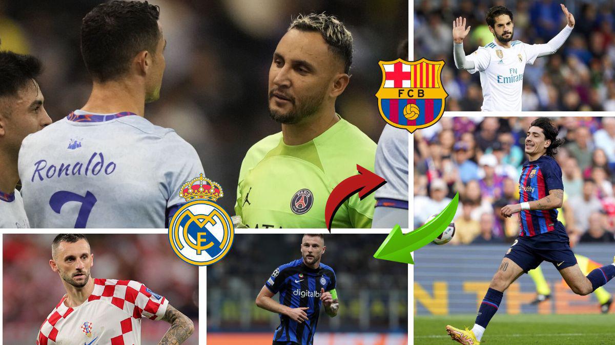 Fichajes: Real Madrid y Barcelona se pelean por una figura en Qatar, el rechazo de Keylor y el giro inesperado de Asensio e Isco