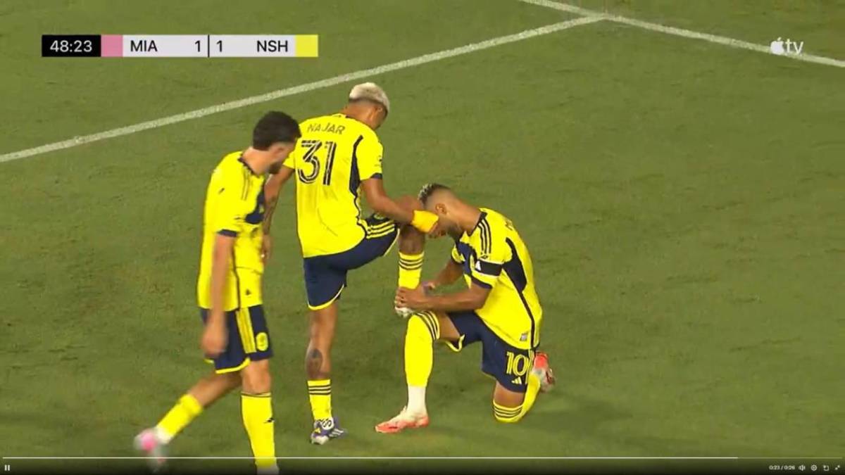 El 'regalo' a Messi, saludo entre Leo y Andy Nájar, celebración del hondureño y el premio que se llevó el 10 del Inter Miami
