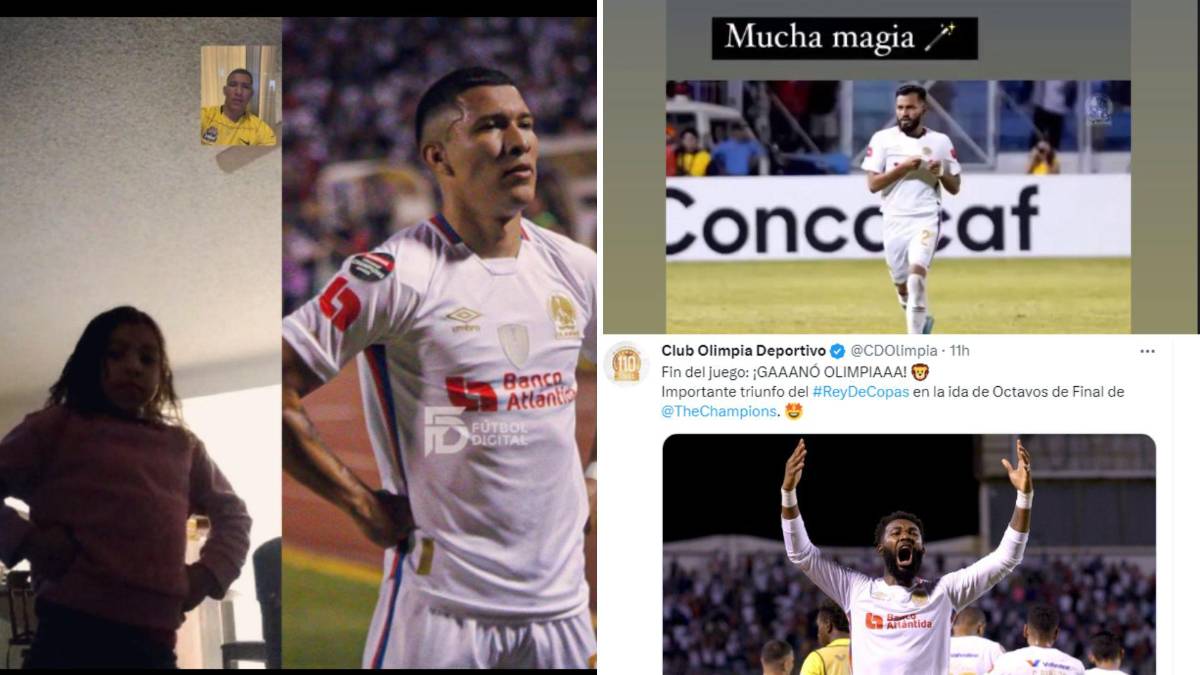 Kevin López con dedicatoria especial: Las reacciones de los jugadores del Olimpia tras el triunfo ante el Atlas en Concacaf