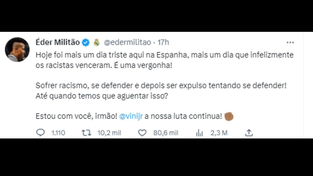 Vinicius recibe mensajes de apoyo tras ataques racistas en Mestalla: Ronaldo, Mbappé y otros futbolistas se solidarizan
