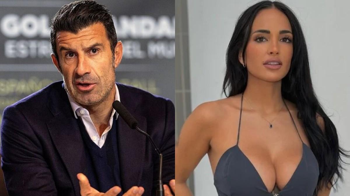 Luis Figo amenazó a una modelo tras la última revelación y luego ella pide perdón: “¿Esta basura de qué va?”