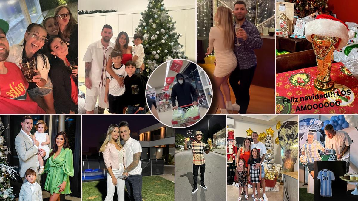 Se encubrió para no ser reconocido en las compras de Navidad y el cumpleañero: así pasaron la Nochebuena los campeones del mundo con Argentina