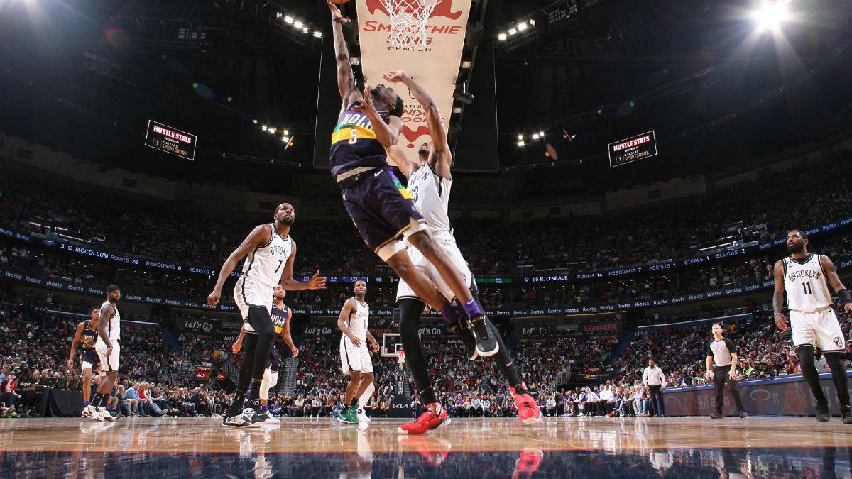 Con 33 puntos del astro Kevin Durant, Brooklyn Nets derrotaron a los a los New Orleans Pelicans