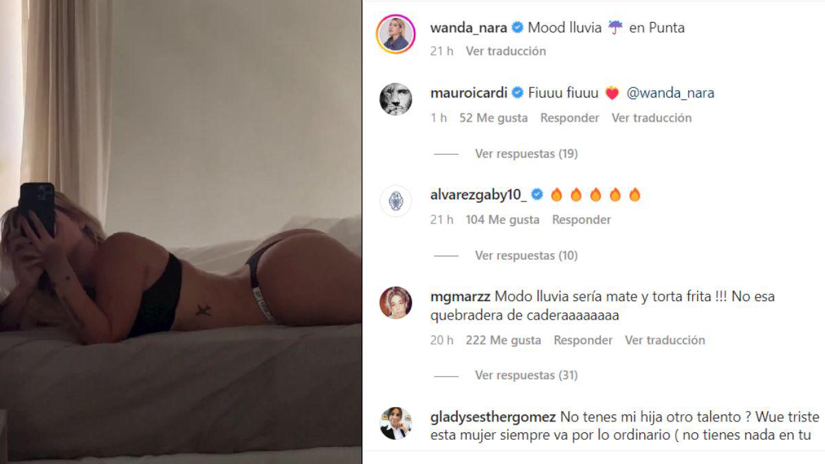 “Una noche solitaria” Wanda Nara incendia su Instagram con fotos sensuales y habló sobre regresar con Icardi: “vamos despacio”