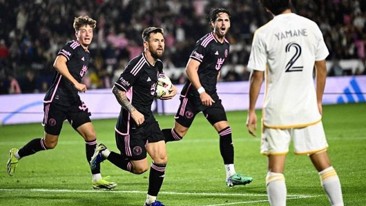 Inter Miami: Messi se encara con jugador del Galaxy, Suárez sale a defenderlo y la reacción de Kim Kardashian