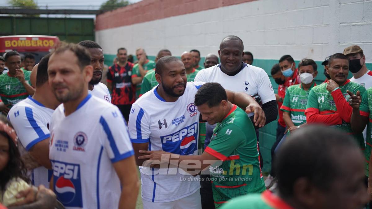 Imperdible: así lucen las exfiguras de Marathón y Olimpia que disputaron un partido de leyendas en San Pedro Sula