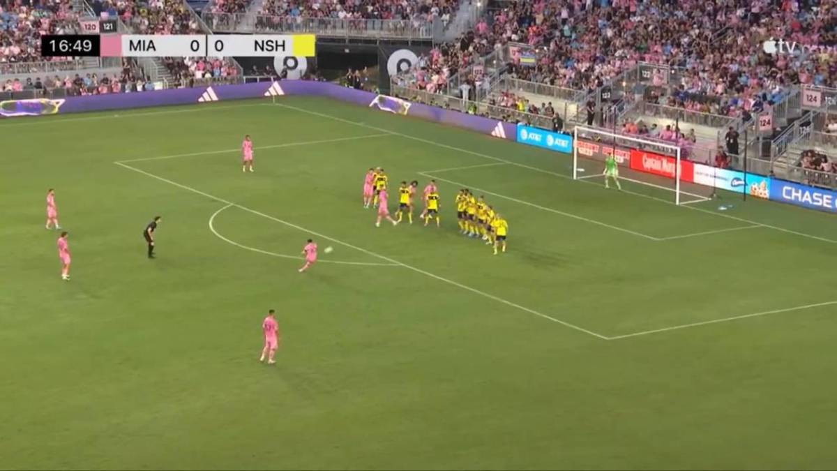 El 'regalo' a Messi, saludo entre Leo y Andy Nájar, celebración del hondureño y el premio que se llevó el 10 del Inter Miami