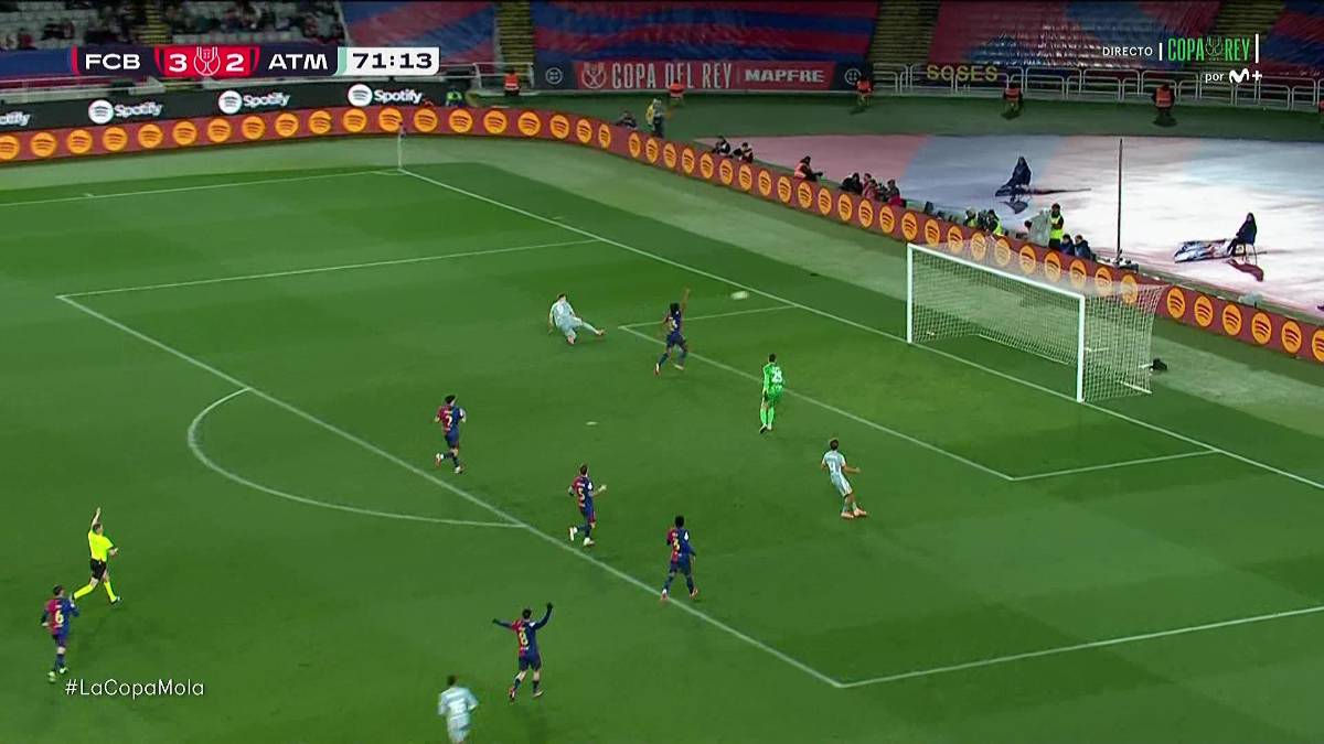 Las polémicas que el VAR no intervino, el festejo del Cholo y el amargo mensaje de Barcelona tras empatar en Copa del Rey