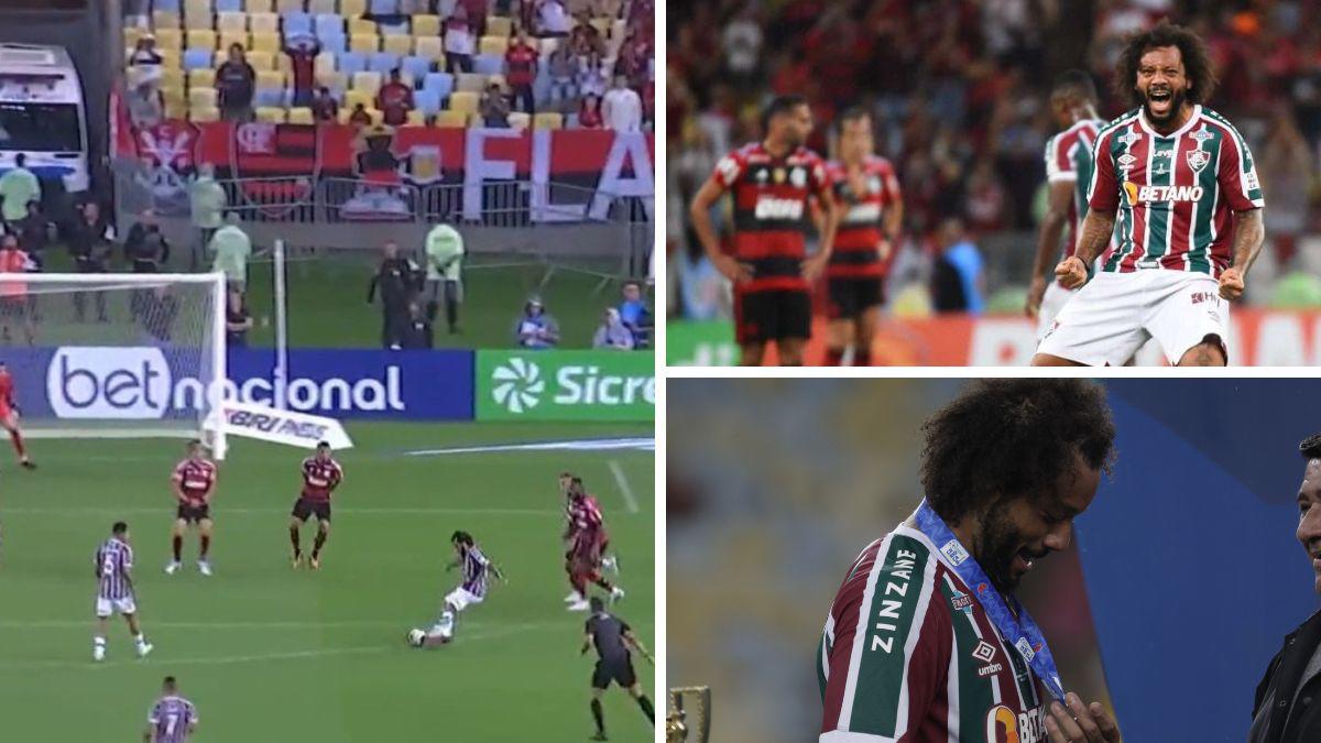 El “Rey” sigue agrandando su legado: Marcelo marcó un golazo ‘a lo Messi’ y consigue un nuevo título con el Fluminense