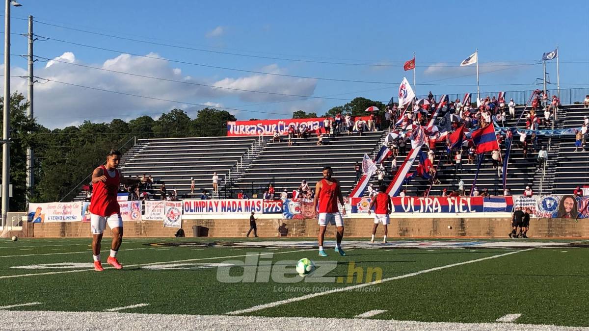 Gran ambiente en el primer partido de Olimpia en su gira por Estados Unidos: Carlo Costly enfrentó a su ex y fue ovacionado