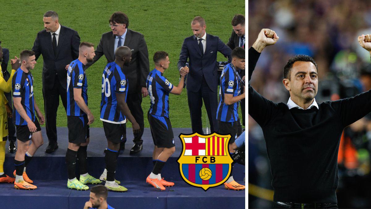 Fichaje inesperado del Barcelona: Tras perder la final de Champions, Xavi ha tocado la puerta de un jugador del Inter