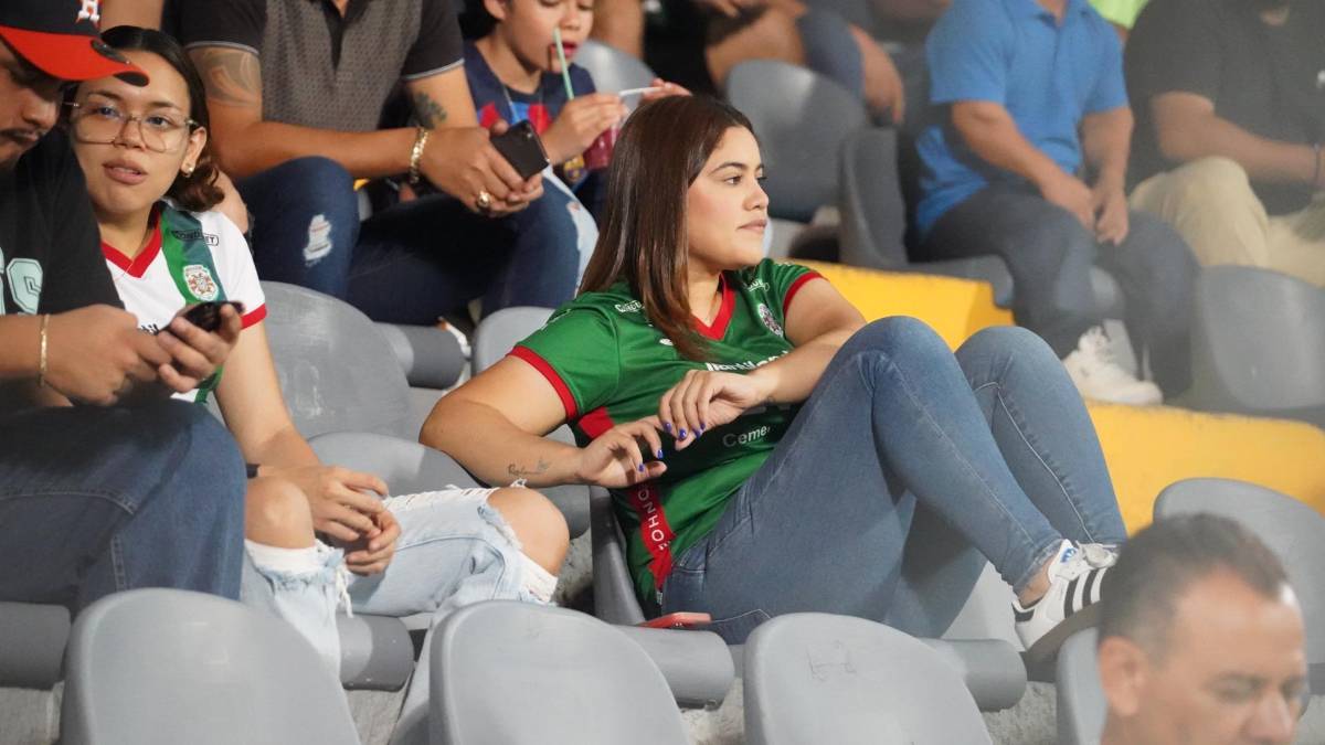 ¡Qué muñecas! Hermosas chicas levantaron suspiros en el Marathón-Motagua que se jugó en el Morazán