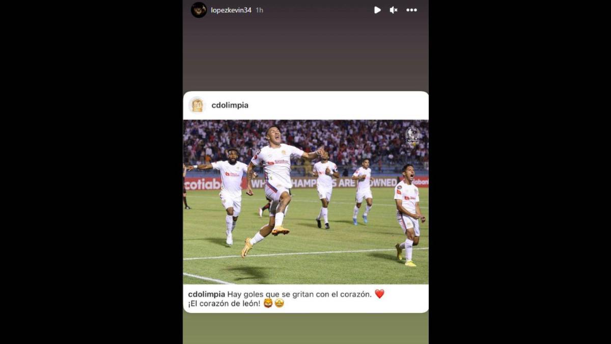 Kevin López con dedicatoria especial: Las reacciones de los jugadores del Olimpia tras el triunfo ante el Atlas en Concacaf