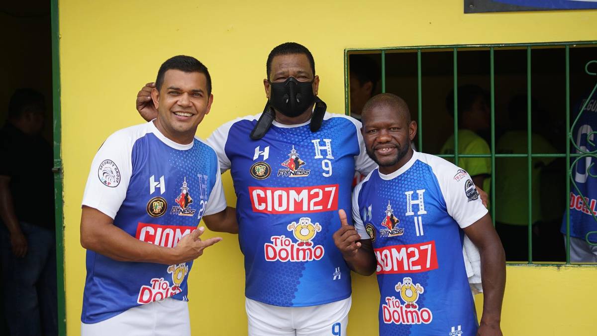 Alegría, reecuentro de viejas glorias y show de fútbol en juego Leyendas de Honduras vs Selección Progreseña