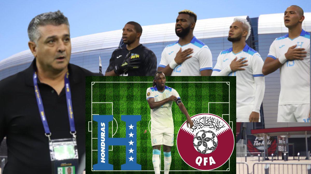Con mucho ‘toque’ en el mediocampo: La alineación de Honduras que mandará Diego Vázquez ante Qatar en la Copa Oro