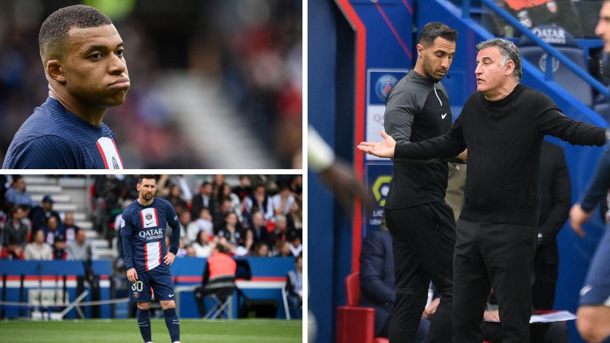 Christophe Galtier explota contra Messi y Mbappé por la perdida del PSG ante el Lorient: “Ninguno hizo un buen partido”