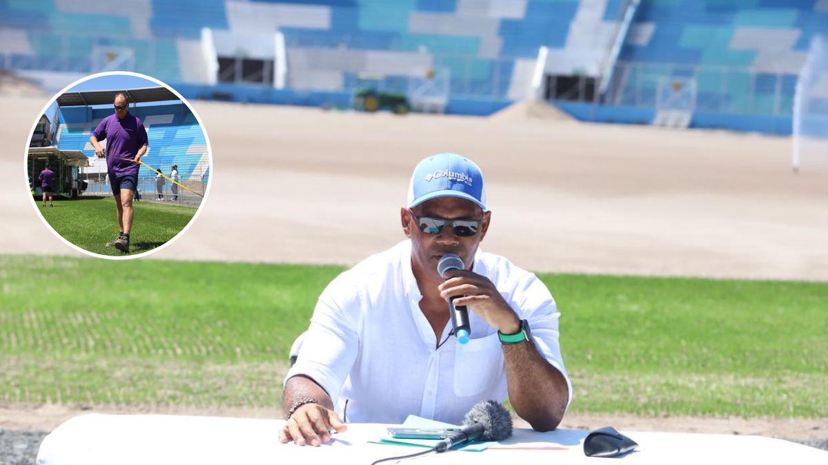 Mario Moncada despejó dudas sobre la nueva grama del Chelato Uclés: ¿Cuándo estará lista? ¿el público la podrá alquilar?