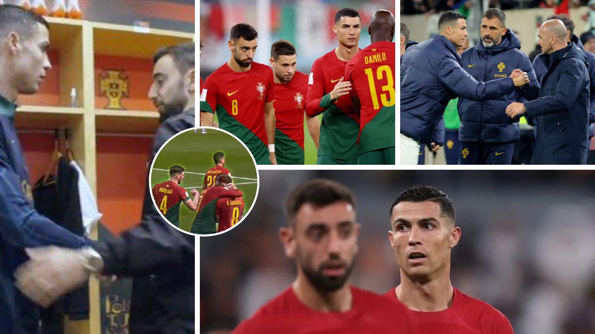 ¿Son enemigos? Bruno Fernandes contradice a Cristiano Ronaldo sobre el “aire fresco” de Portugal; y el polémico festejo de un gol