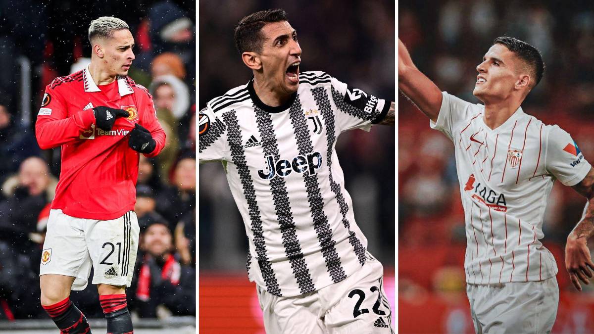 Sevilla y Juventus sacaron un triunfo importante; Manchester United golea al Betis en la ida de los 8vos de final de la Europa League