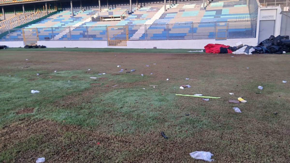 De costar 28.5 millones a esto: así está el estadio Morazán tras ser destruido por concierto