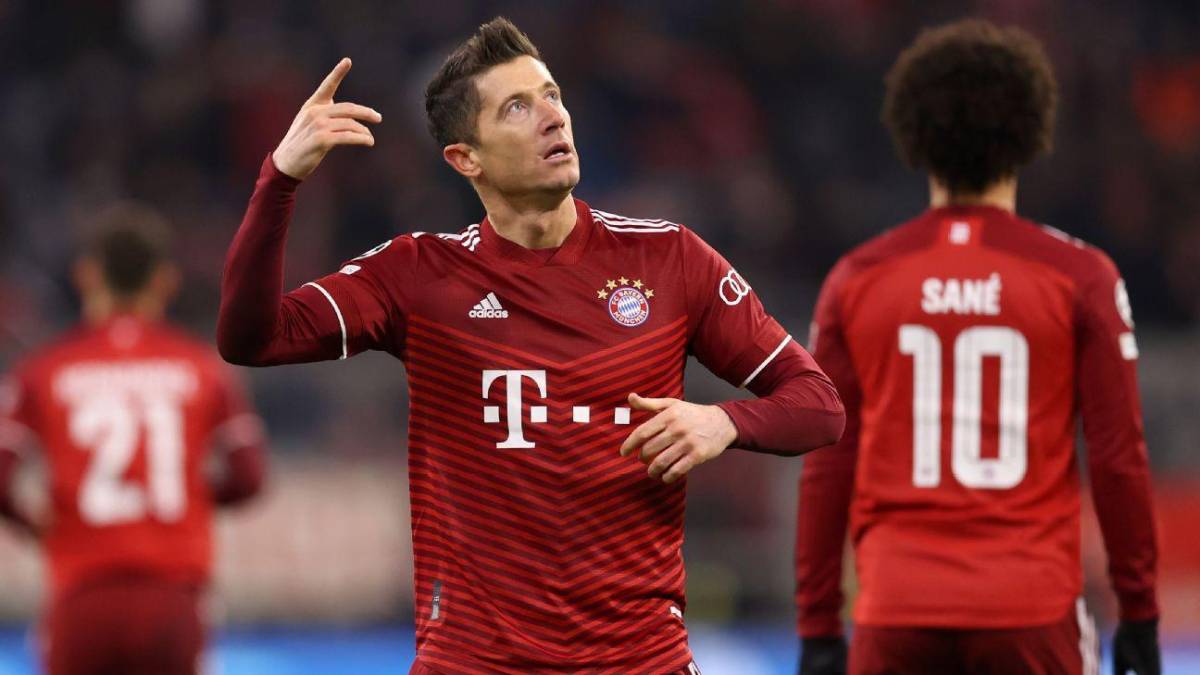 Lewandowski tiene contrato con el Bayern Munich hasta junio del 2023.