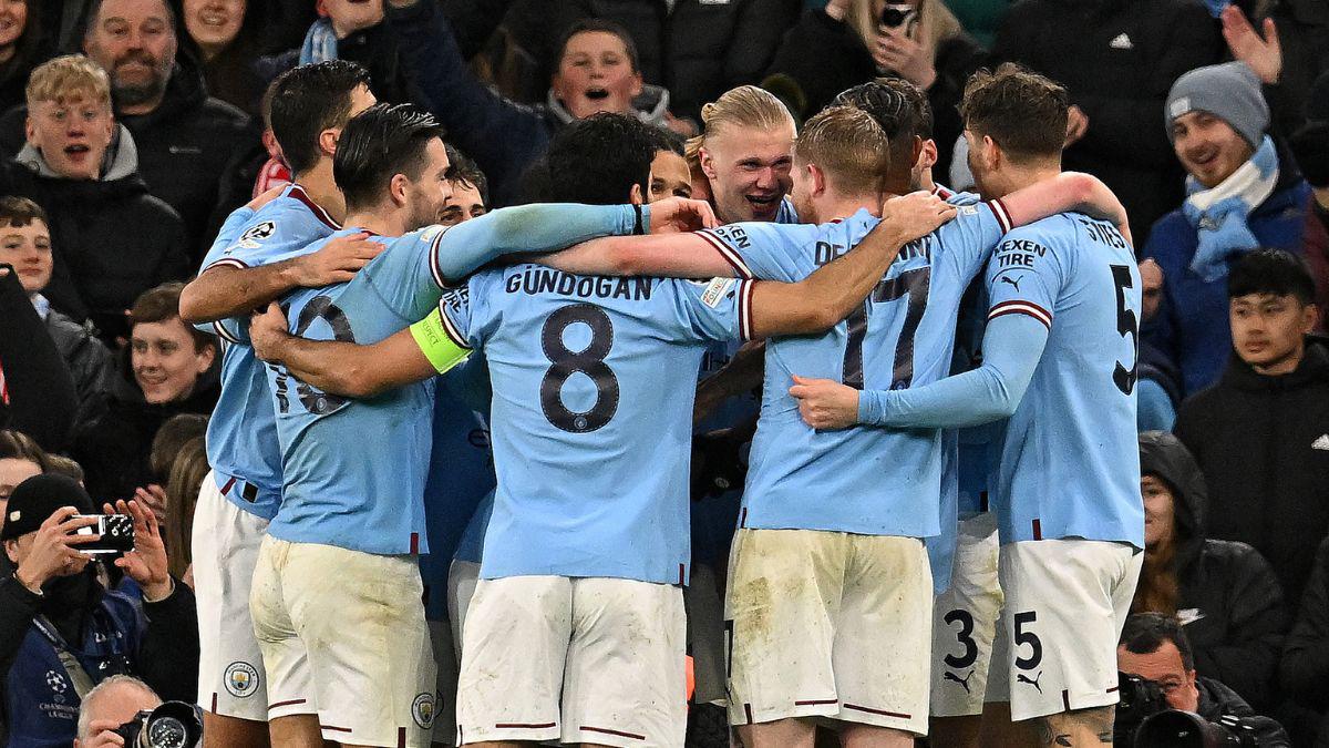 Erling Haaland se ‘desnudó’ en el Etihad, la burla de Guardiola al noruego y los récords que rompió en la Champions League