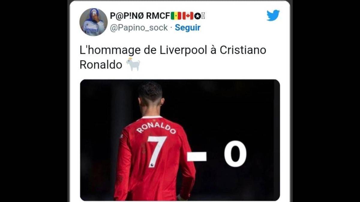Cristiano Ronaldo y Garnacho son protagonistas: Los mejores memes que dejó la goleada del Liverpool al Manchester United